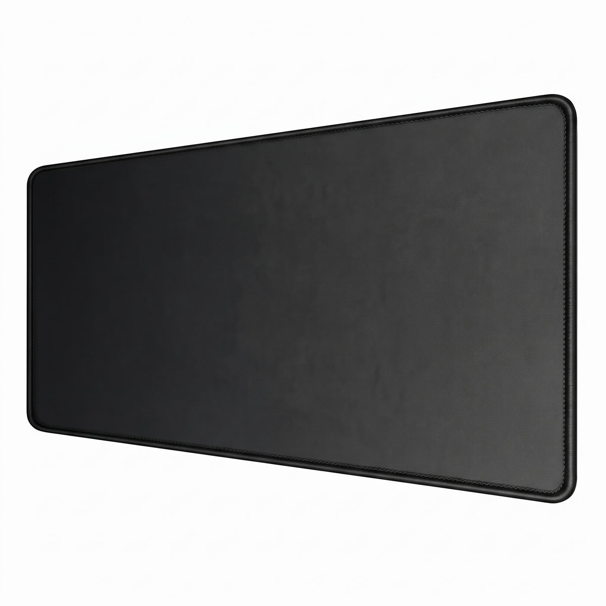 Alfombrilla minimalista negra 25x50cm vista superior